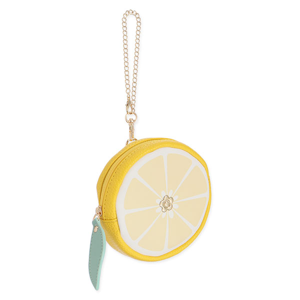 Yuzu ダイカットポーチ（イエロー）