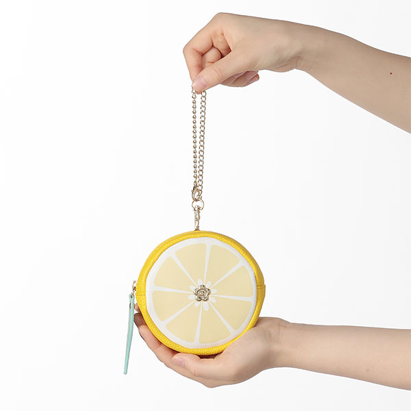 Yuzu ダイカットポーチ（イエロー）