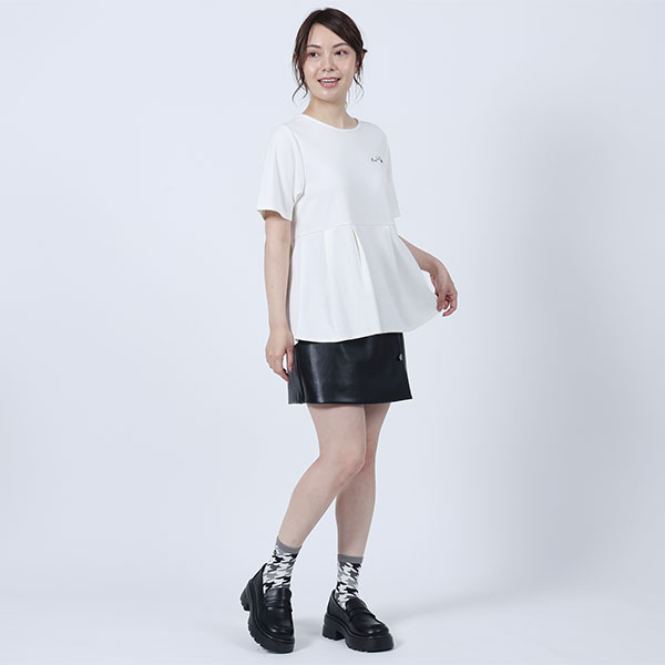千鳥 ソックス（ホワイト）
