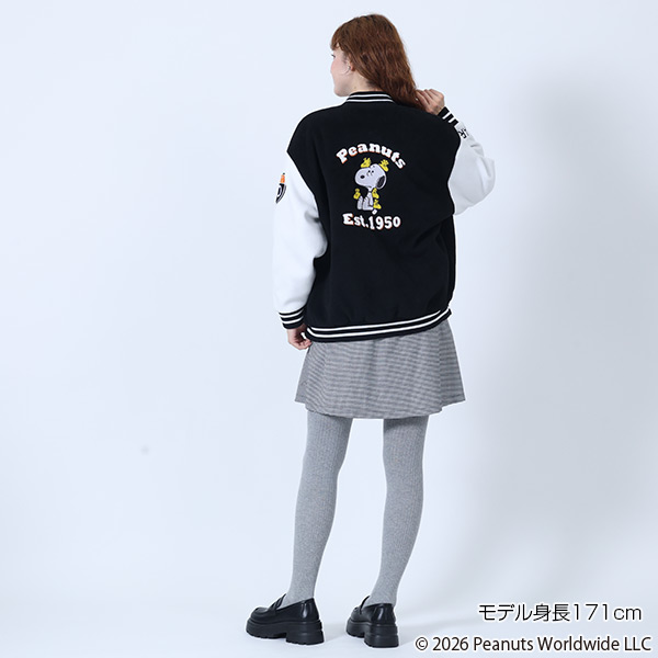 MARY QUANT×PEANUTS ブルゾン（ブラック）