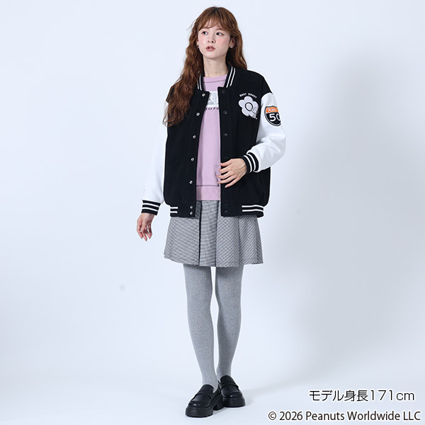 MARY QUANT×PEANUTS ブルゾン（ブラック）