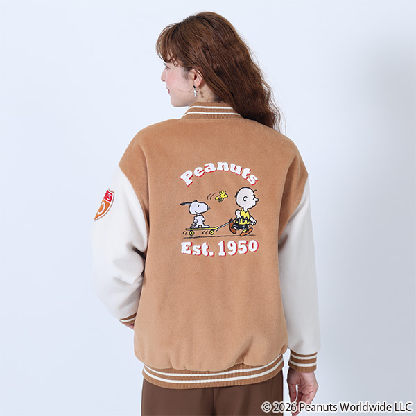 MARY QUANT×PEANUTS ブルゾン（ベージュ）