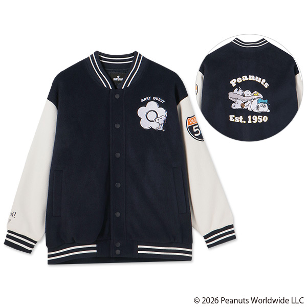 MARY QUANT×PEANUTS ブルゾン（ネイビー）