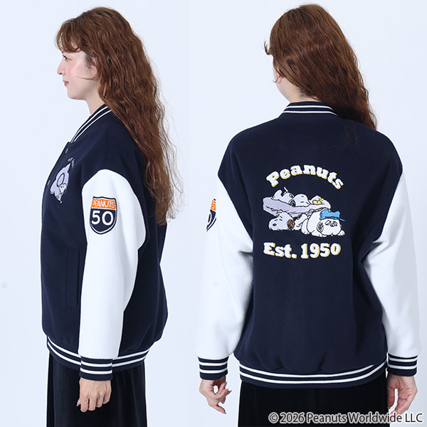 MARY QUANT×PEANUTS ブルゾン（ネイビー）