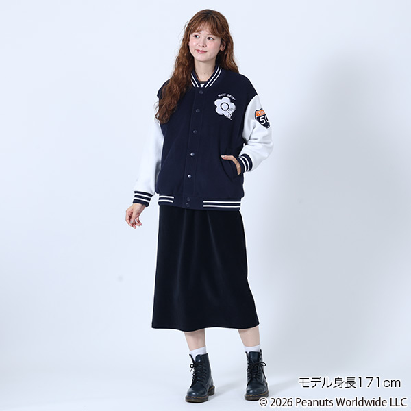 MARY QUANT×PEANUTS ブルゾン（ネイビー）