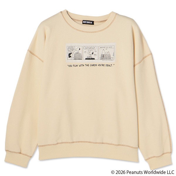 MARY QUANT×PEANUTS プルオーバー（アイボリー）