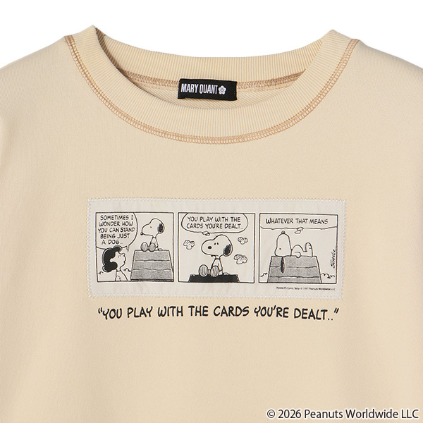 MARY QUANT×PEANUTS プルオーバー（アイボリー）