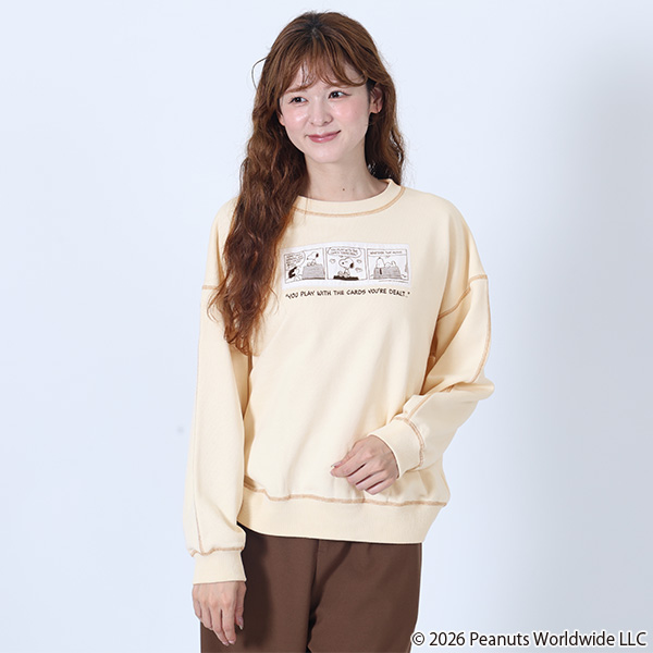 MARY QUANT×PEANUTS プルオーバー（アイボリー）