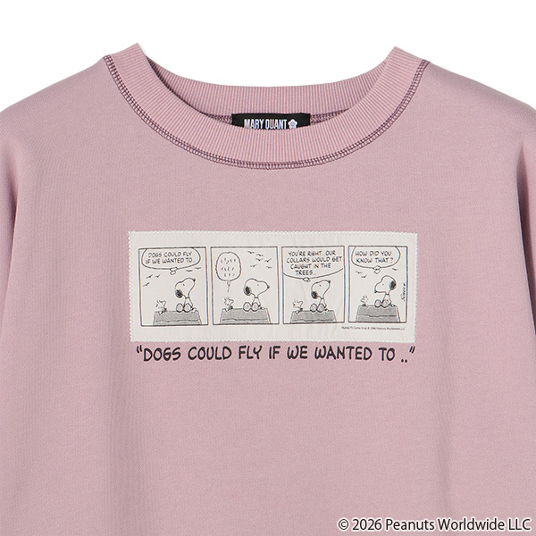 MARY QUANT×PEANUTS プルオーバー（パープル）