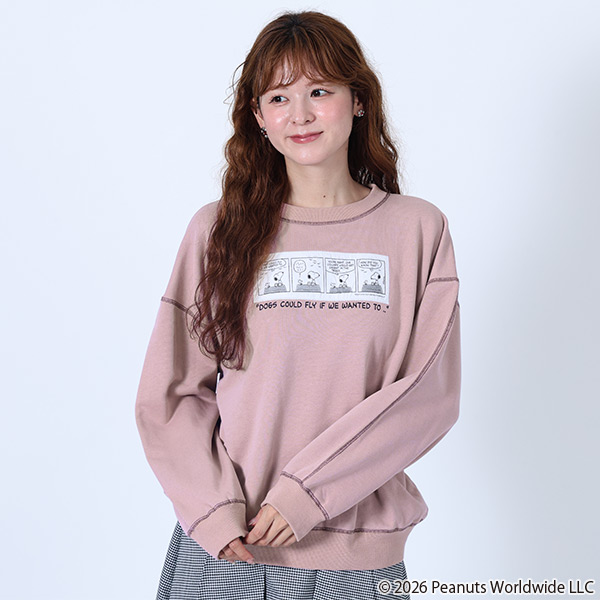 MARY QUANT×PEANUTS プルオーバー（パープル）