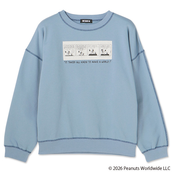 MARY QUANT×PEANUTS プルオーバー（ブルー）