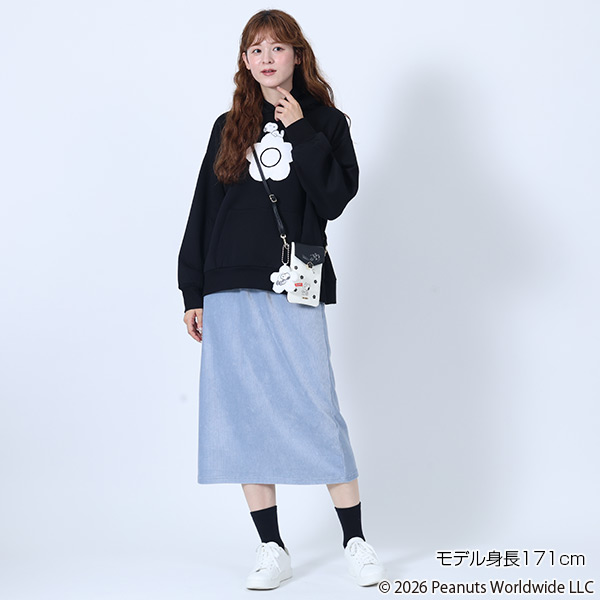 MARY QUANT×PEANUTS パーカ（ブラック）