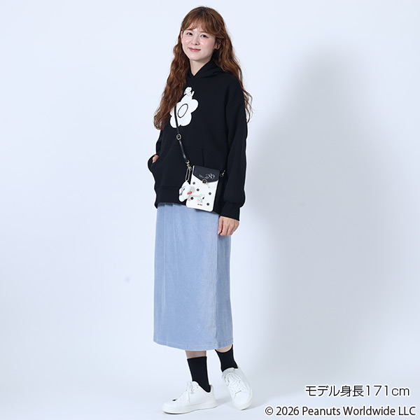 MARY QUANT×PEANUTS パーカ（ブラック）