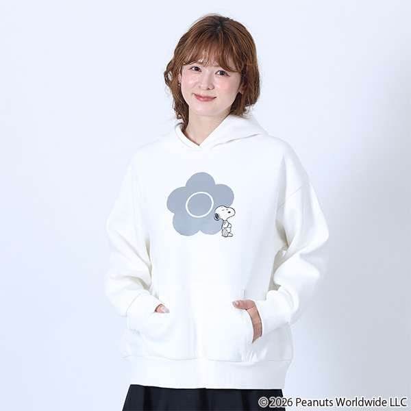 MARY QUANT×PEANUTS パーカ（ホワイト）