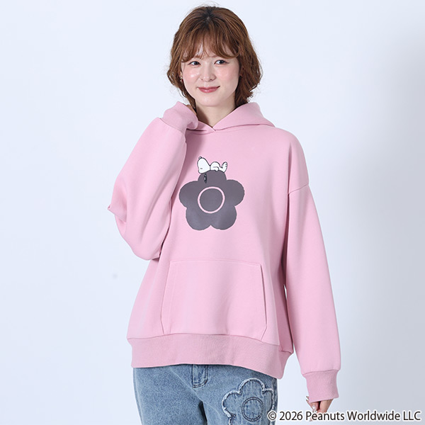MARY QUANT×PEANUTS パーカ（ピンク）