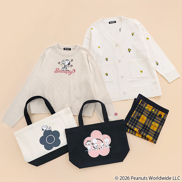 MARY QUANT×PEANUTS カーディガン（ブラック）