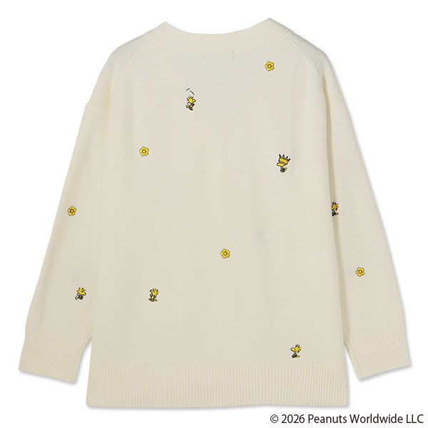 MARY QUANT×PEANUTS カーディガン（アイボリー）