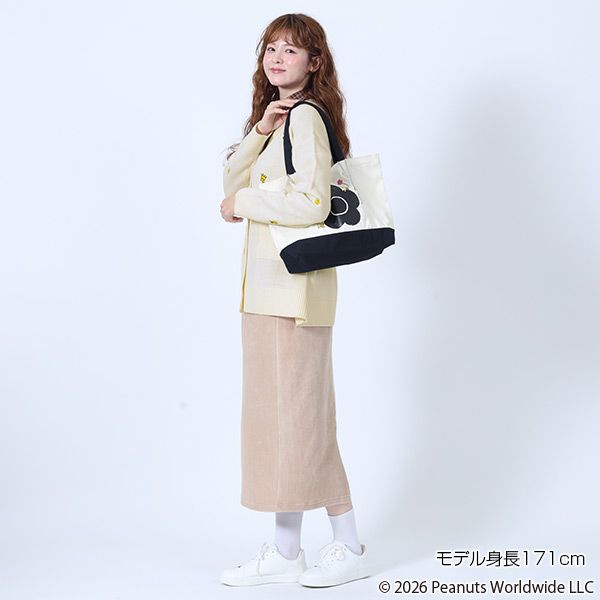 MARY QUANT×PEANUTS カーディガン（アイボリー）