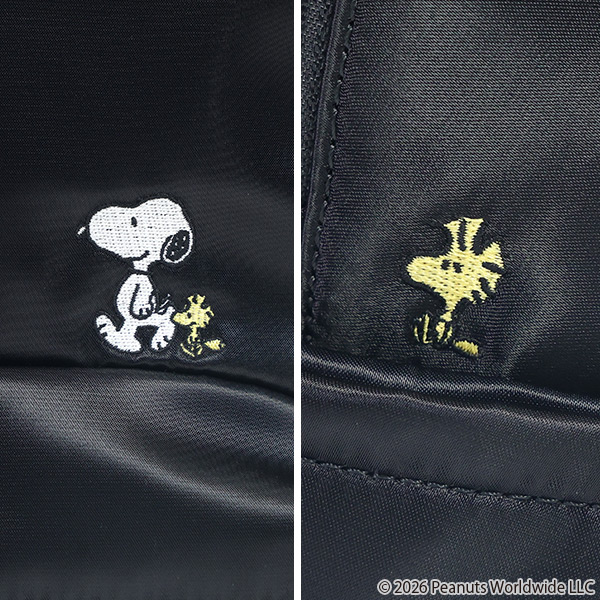 MARY QUANT×PEANUTS リュック（ブラック）