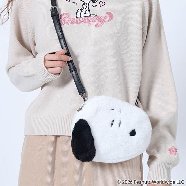 MARY QUANT×PEANUTS ダイカット ショルダー（ホワイト）