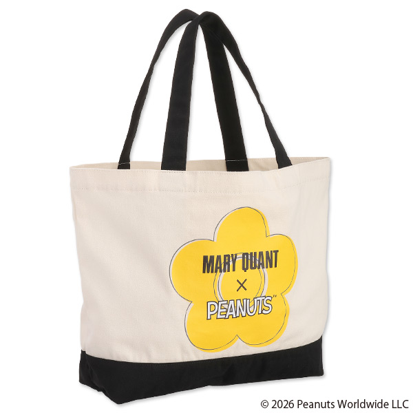MARY QUANT×PEANUTS トート（ブラック）