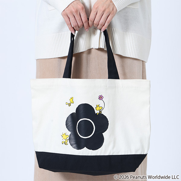 MARY QUANT×PEANUTS トート（ブラック）