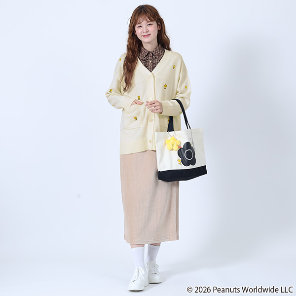 MARY QUANT×PEANUTS トート（ブラック）