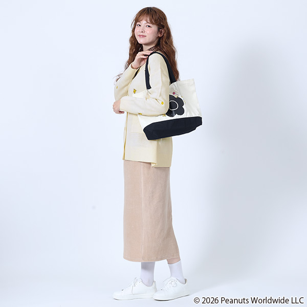MARY QUANT×PEANUTS トート（ブラック）