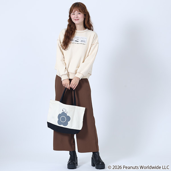 MARY QUANT×PEANUTS トート（グレー）