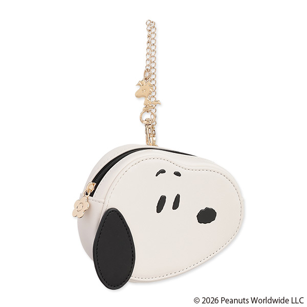 MARY QUANT×PEANUTS ダイカットポーチ（ホワイト）
