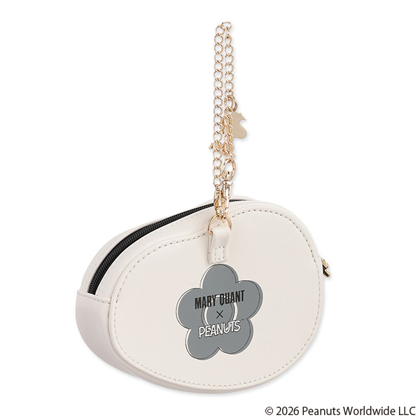 MARY QUANT×PEANUTS ダイカットポーチ（ホワイト）