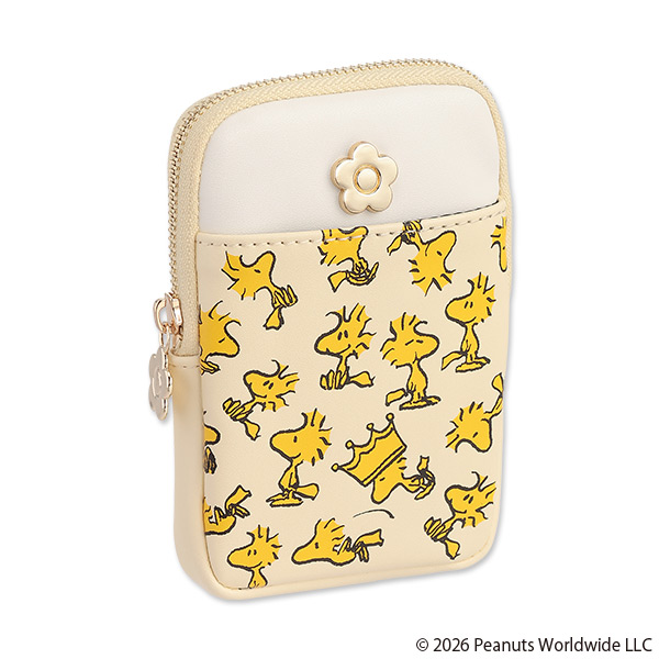 MARY QUANT×PEANUTS リップポーチ（イエロー）