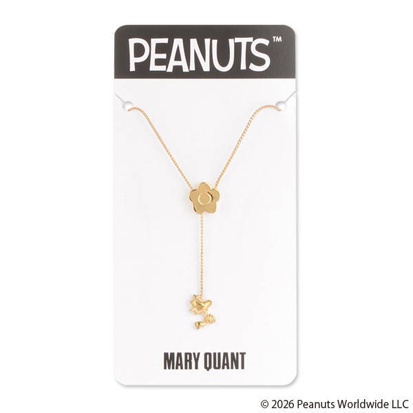 MARY QUANT×PEANUTS スライドデイジー ネックレス（ゴールド）