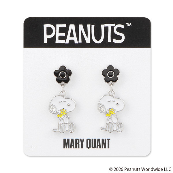 MARY QUANT×PEANUTS エポ ピアス（シルバー）