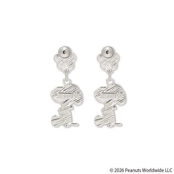 MARY QUANT×PEANUTS エポ ピアス（シルバー）