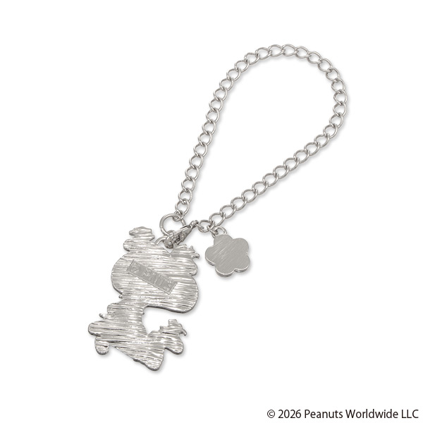 MARY QUANT×PEANUTS バッグチャーム（シルバー）