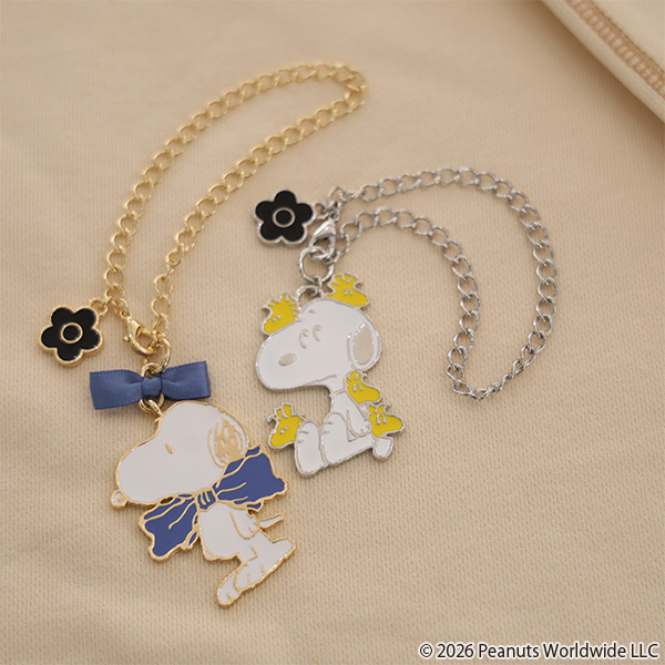 MARY QUANT×PEANUTS バッグチャーム（シルバー）