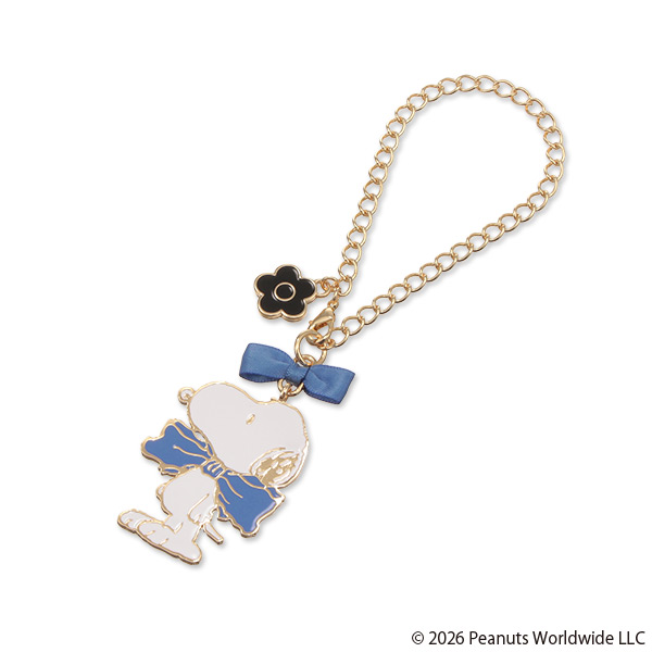 MARY QUANT×PEANUTS バッグチャーム（ゴールド）