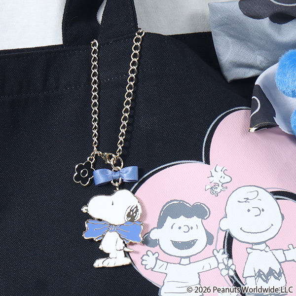 MARY QUANT×PEANUTS バッグチャーム（ゴールド）