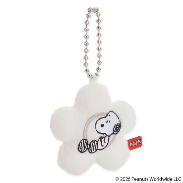 MARY QUANT×PEANUTS デイジーマスコット キーホルダー（ホワイト）