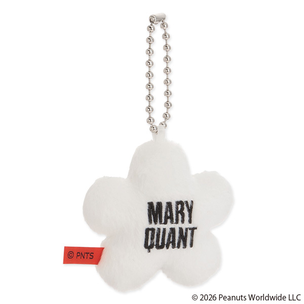 MARY QUANT×PEANUTS デイジーマスコット キーホルダー（ホワイト）