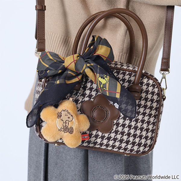 MARY QUANT×PEANUTS デイジーマスコット キーホルダー（ベージュ）