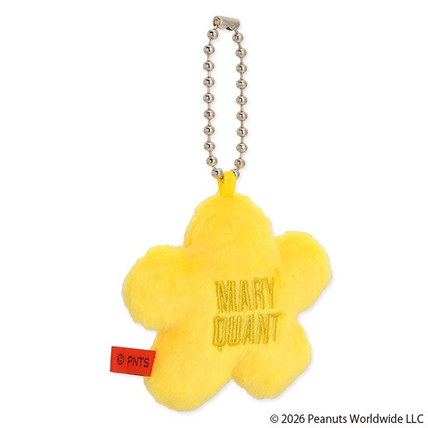 MARY QUANT×PEANUTS デイジーマスコット キーホルダー（イエロー）