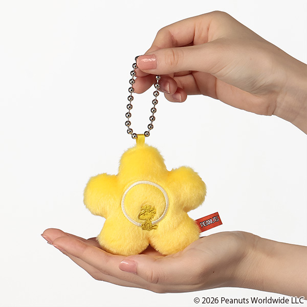 MARY QUANT×PEANUTS デイジーマスコット キーホルダー（イエロー）