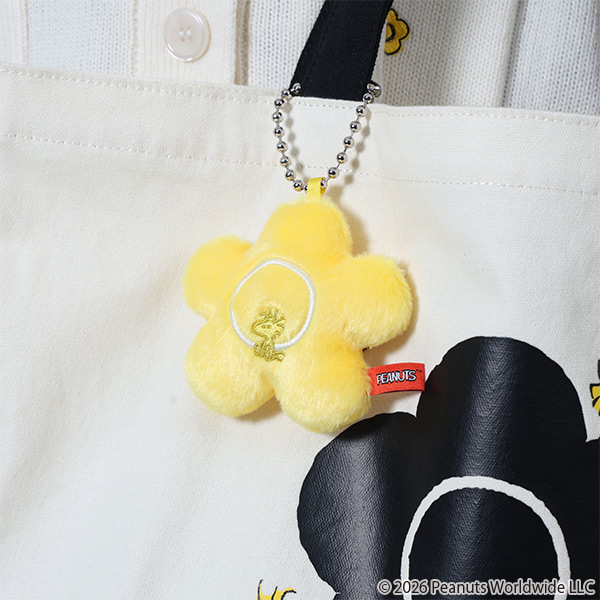 MARY QUANT×PEANUTS デイジーマスコット キーホルダー（イエロー）