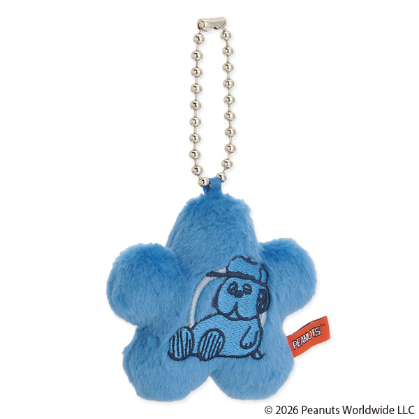 MARY QUANT×PEANUTS デイジーマスコット キーホルダー（ブルー）