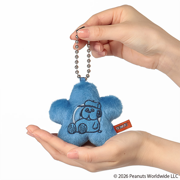MARY QUANT×PEANUTS デイジーマスコット キーホルダー（ブルー）