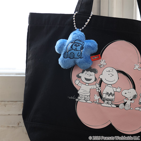 MARY QUANT×PEANUTS デイジーマスコット キーホルダー（ブルー）