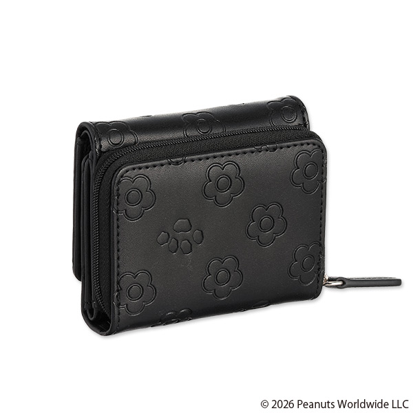 MARY QUANT×PEANUTS ミニウォレット（ブラック）