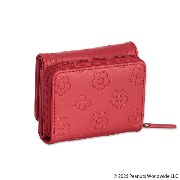MARY QUANT×PEANUTS ミニウォレット（レッド）